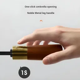 ginoya brothers Automatic Open Golf Umbrella – Extra Large, Windproof & Waterproof Stick Umbrella for Heavy Rain – Oversized Rain Umbrella for Men, Women & Family Use. image 3