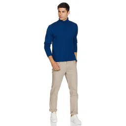 amazon brand - symbol Men's Casual Acrylic High Neck Sweater image 4