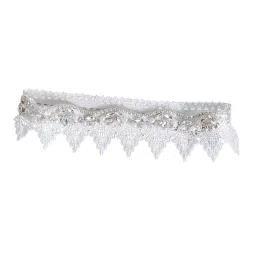 trendynest Women'S Lace Crystal Leg Garter Belt Rings White | Womens Clothing | Intimates & Sleep | Garter Belts image 4