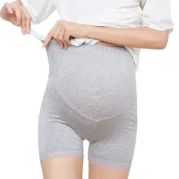 headbutt Women's Under Dress Pregnancy Short Leggings Yoga Maternity Shorts Over The Belly image 2