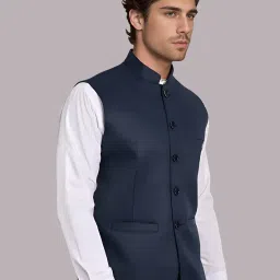 rocksy Nehru Jacket, Bandi Modi Koti for Men, Cotton Waistcoat for All Occasion: Wedding, Diwali, Wedding, Ethnic, Office Party, Formal and casual Look image 2