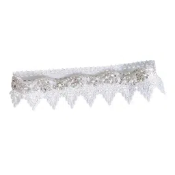 trendynest Women'S Lace Crystal Leg Garter Belt Rings White | Womens Clothing | Intimates & Sleep | Garter Belts image 3