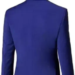 darbar in Men's Slim Fit Royal Blue Blazer, Single Breasted, Formal and Casual Wear image 1