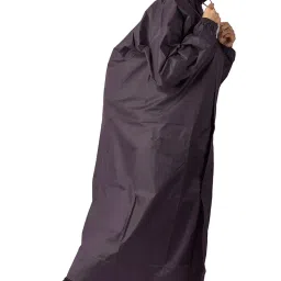 the dry cape ; let it rain Camper Raincoat | Waterproof Rain Coat for Women, Rain Poncho, Ladies Rain Coat | Premium CFC Zippers image 2