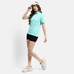 madame Solid Polo Neck T-Shirt image 4
