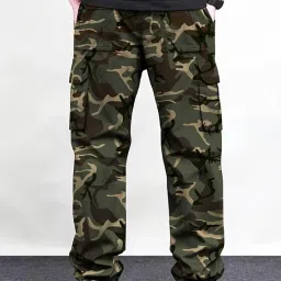 toplot Men Cargo || Men Cargo Pants ||Camo Trousers || Utility Pants (5236) image 3