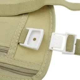 add gear Money Belt for Travel – Hidden Passport ID Wallet Holder Compact Security Money Waist Pouch Bag with Belt (Grey) image 3