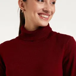 amazon brand - symbol Women's Acrylic Casual Pullover Sweater image 3