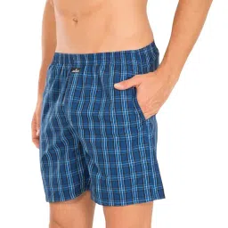 jockey Men's Cotton Boxers (Pack of 2)(1223-0205-C3334_Check C3334_XX-Large)(Color May Vary) image 1