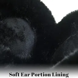 kotsana Foldable Ear Muffs Women Winter Fluffy Earmuffs Warm Girls Ear Warmer Soft Outdoor Ear Cover Warmer Minnie Design Windproof Woolen Warm Ear Muff(FREE SIZE) image 1