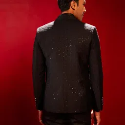 vastramay Embroidered Blazer for Men – Versatile Ethnic Wear for Weddings & Special Occasions image 2
