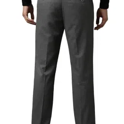 louis philippe Slim Fit Solid Superior Comfort with Extra Stretch Trouser image 2