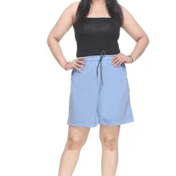 cupid Women's Regular Fit Plain Cotton Comfortable Bermuda/Shorts for Sports, Yoga, Daily Use Gym, Night Wear for Girls image 4
