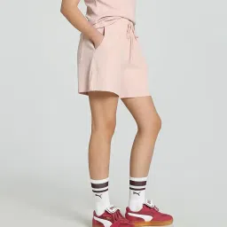 puma Womens HER High-Waist Shorts,Rose Quartz, S (68506291) image 1