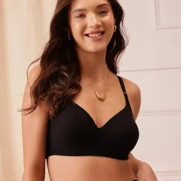 clovia Women's Cotton Non-Padded Wire Free T-Shirt Bra image 1