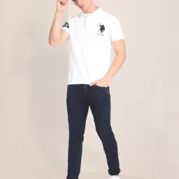 u.s. polo assn. Men's Solid Slim Fit T-Shirt image 3