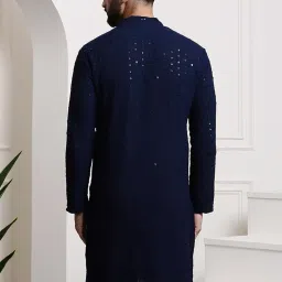 sojanya Men's Cotton Regular Fit Casual Kurta image 3
