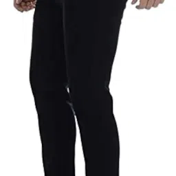 ben martin Men's Pack Of 2 Regular Fit Stretchable 30 Size Black & Dark Blue Casusal Denim Mid Rise Combo Jeans Pant For Men, CMB-2 image 2