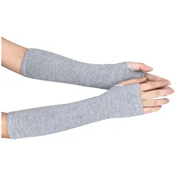 bold n elegant Knitted Woollen Thermal Warm and Comfortable Fingerless Gloves Mittens Winter Gloves Accessories Hand Warmer Gloves image 4