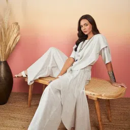 inweave GREY HANDLOOM WFH CO-ORD SET image 3