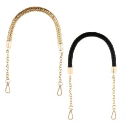 trendynest 2Pcs Women'S Pu Leather Braided Bag Strap Handle Diy Bag Chain Replacement | Womens Handbags & Bags | Handbag Accessories image 5