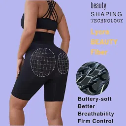 olsic Shapewear for Women Tummy Control Shorts High Waist Panty Mid Thigh Body Shaper Bodysuit Shaping Lady Fat image 4
