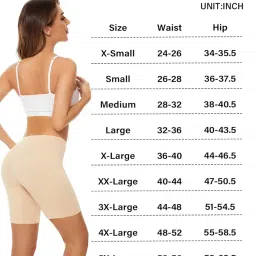 pokarla 4 Pack Women's Cotton Underwear Boxer Shorts Anti Chafing Bike Shorts Boyshorts Panties image 4