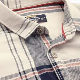 the indian garage co Men's Cotton Slim Fit Shirt image 5