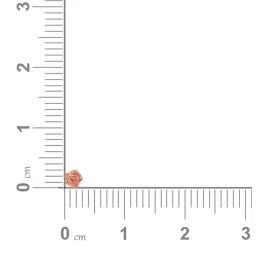 malabar gold & diamonds Rose Gold Nose Pin for Women 18 k | 18k BIS Hallmark (750) Nose Stud for Women and Girls with Piercing image 3