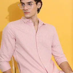highlander Men's Striped Slim Fit Shirt image 3