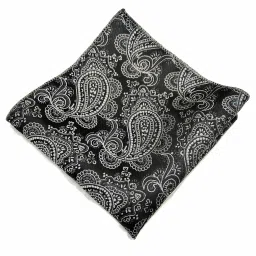 voici France Mens Paisley Cravat ascot NeckTie Pocket Square Microfiber Fabric Free Size image 4