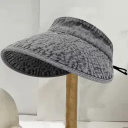 myaddiction Womens Sun Hat Fashion Wide Brim Portable Sports Hat for Party Travel Hiking Gray image 3