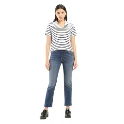 levi's Women's Solid Polo T-Shirt image 2