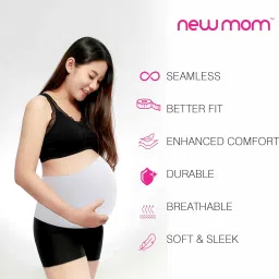 newmom Seamless Maternity Support Belt ! Pregnancy Support Belt for Women! Gently Lift Weight Off Your Lower Back! with no irritating Seams!! ( image 3