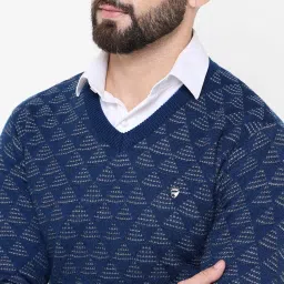 duke Men's Acrylic Blend Casual Pullover Sweater image 5