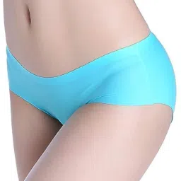 shaperx Womens Seamless Underwear Breathable Stretch Bikini Panties Pack of 3 Multicolour image 2