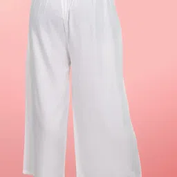 Women's Solid Rayon Palazzo Pants Regular Palazo image 3