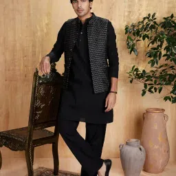 amazon brand - symbol Men Lightweight Nehru Jacket image 2