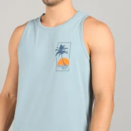 alan jones clothing Men's Cotton Sleeveless Regular Fit T-Shirt image 4