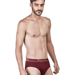 poomex Men's Cotton Briefs - Pack of 5 (Assorted Colours) image 5