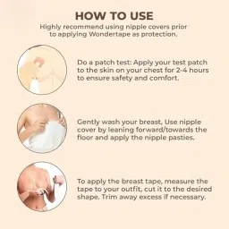 courtit's Tape Plus Waterproof & Sweat-Proof Body Tape Roll | Safe to Use Directly on Skin Breast Lifting Tape | 4m 7.5cm | Skin. image 4