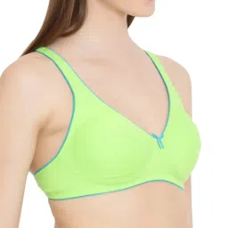 clovia Women's Cotton Non-Padded Wire Free T-Shirt Demi Bra image 1