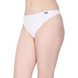 glus Women Cotton Everyday Wearing Soft No Show Back Invisible Back Thong Panty for Women Must to Wear Under Tight Fitted Outfits image 1