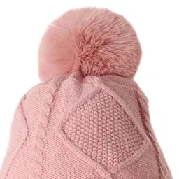 merishopp Winter Hat Scarf Gloves Adults Long Scarf for Running Outdoor Sports Holiday Pink|Clothing Shoes & Accessories|Womens Accessories|Hats image 3