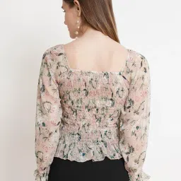 popwings Women's Floral Regular Fit Shirt image 2