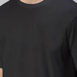 veirdo Oversized Baggy Fit Drop Shoulder Half Sleeves Round Neck Solid Pure 100% Cotton T-Shirt for Men (Available in White, Black, Mustard, Maroon, Green, Lilac, Navy, Red Color) image 4