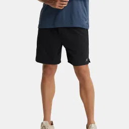 jockey MV20 Men's Recycled Microfiber Elastane Stretch Straight Fit Solid Active Wear Shorts with Stay Fresh Treatment image 4