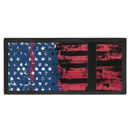 joo meryer JooMeryer Kids Trifold Wallets Small Wallet Coin Purse Travel Accessories Coin Purse Money Purse Organizer, American Flag, One Size image 3