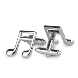 peluche The Silver Note Cufflinks for Men image 2