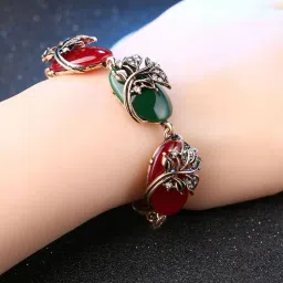 shining diva fashion Royal Traditional Bangle Stylish Bracelet for Women & Girls(Multi-Colour)(8662b) image 4